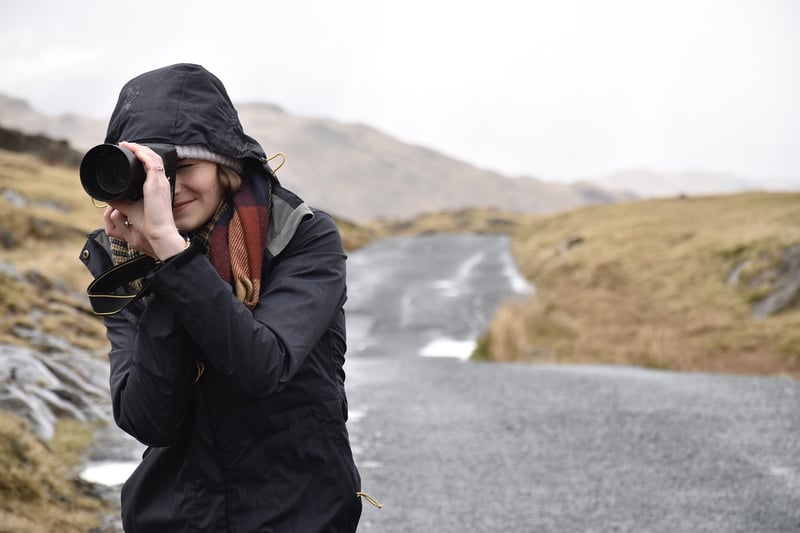 Photographer capturing a moment